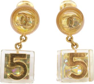 Chanel Clear yellow gold Clip Earrings (Pre-Owned)
