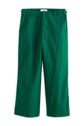 Michael Stars Womens Geraldine Linen Blend Straight Leg Pant In Ivy