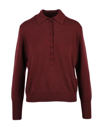 Seventy Knit Polo Shirt With Classic Collar And Buttoned Placket