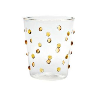 Zafferano Bicchiere Zafferano Party Tumbler Giallo oro 45 Cl Set 6 pezzi In Vetro