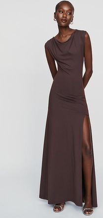 Susana Monaco Cowl Neck Jersey Maxi Dress