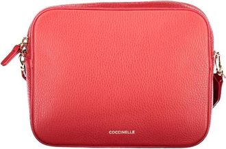 Coccinelle Tebe Bag - Dames - Schoudertassen - Rood - ONE Size - Leer - Tassen