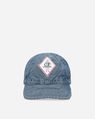 C.P. Company 50 Fili Cap Indigo Bleached