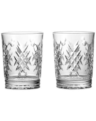 Waterford Winter Wonders Holly Double Old Fashioned Pair