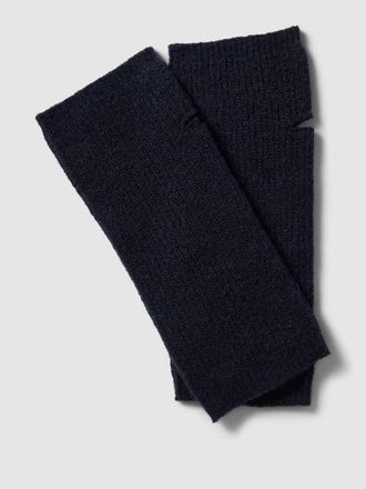 Christian Berg Fingerlinge mit gerippten Abschl&uuml;ssen in Dunkelblau, Gr&ouml;&szlig;e 1