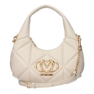 Love Moschino Damens Handtaschen Polyurethan Beige/Elfenbein