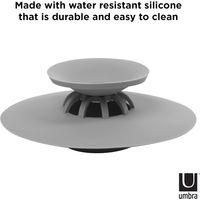 OEM Tap&oacute;n De Desag&uuml;e Flexible. Desag&uuml;e Para Ba&ntilde;era Y Ducha Con Recogedor De Pelo, Gris. - Crezuo