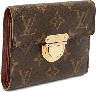 Louis Vuitton 2000s portemonnee met monogram canvas - Bruin