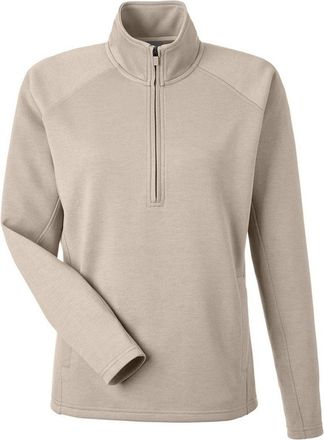 J. America Womens Apex Fleece Quarter-Zip Pullover