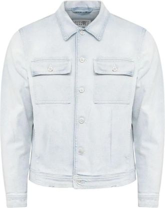 Maison Margiela Sportjas - Heren - Spijkerjassen - Blauw - M - Denim - Jassen