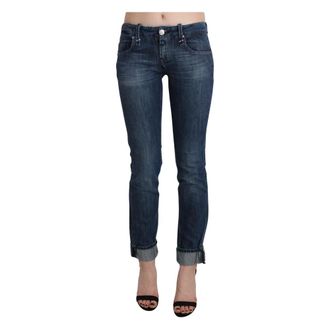 Acht Skinny Jeans, female, Blue, Size: W26 Low Waist Skinny Denim