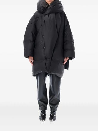 Add Mantel met capuchon - Zwart