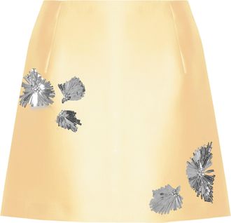 Beatrice .B Mozart Fabric Yellow Skirt