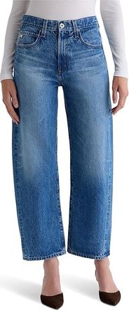 AG - Adriano Goldschmied Hattie High Rise Barrel In Candid Womens Jeans Candid : 31 28, Cotton/Denim