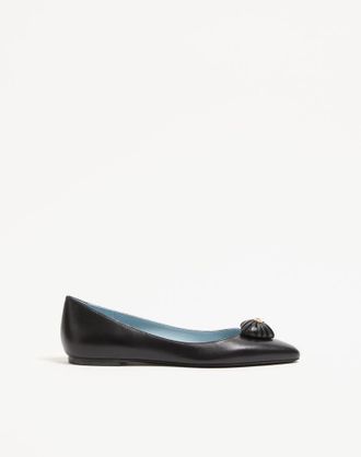 Valentino Garavani Coeur Royal Kidskin Ballerina Wo
