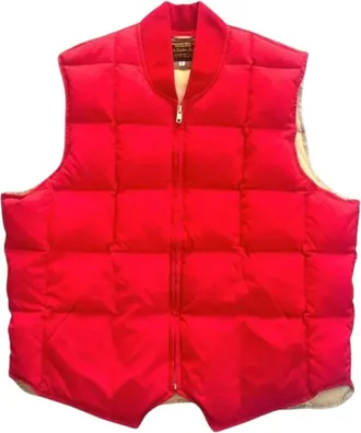 CHESAPEAKE'S Jassen, Heren, Rood, S, Leer, Down Vest Seattle