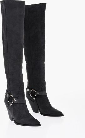 Sonora Suede Cowboy Boots ACAPULCO BELT 10cm Heel size 36