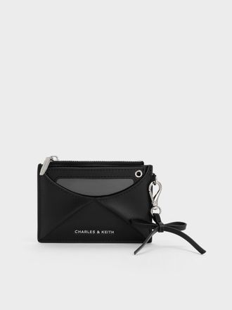 Charles & Keith Hazel Bow Panelled Card Holder