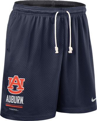 Nike Auburn Sideline Reversible Nike Mens Dri-FIT College Shorts in Blue | 03BF464MAUN-RJ3