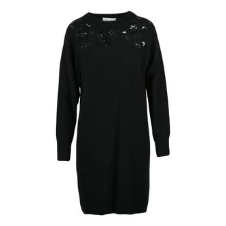Ermanno Scervino Dames, Jurken, Zwart, Maat: XS Viscose