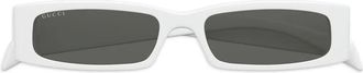 Gucci Occhiali da sole con stampa - Bianco
