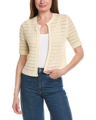 Brooks Brothers Crochet Cardigan