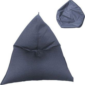 Mobili Rebecca Mobili Rebecca - Rebecca Mobili Funda Puf Pera Funda Vac&iacute;a Cremallera De Poli&eacute;ster Azul 50x110x130