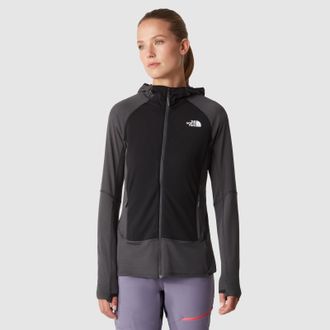 The North Face Womens Womens Bolt Polartec Hooded Jacket - Dark Grey - Size X-Large