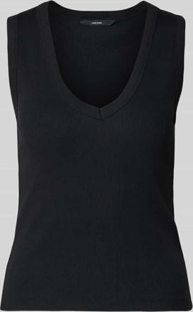 Vero Moda Slim Fit Tank Top aus Baumwoll-Mix Modell CHLOE in Black, Gr&ouml;&szlig;e XS
