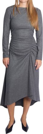 Veronica Beard Theodora Midi Dress In Heather Grey