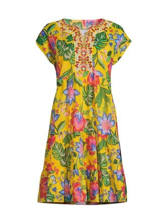 Johnny Was Dolman Prairie Slip Dress In Milazzo