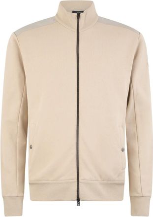 Herno Lichtgewicht Hoodie met Ritssluiting - Heren - Vesten met rits - Beige - L - Katoen - Hoodies & sweatvesten