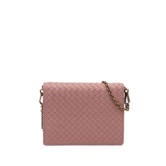Bottega Veneta Pre-owned Bottega Veneta Nappa Intrecciato Wallet on Chain Ladies PTQ87KLGDZTH0BNE