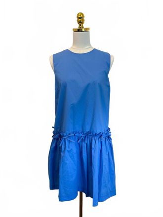 Pinch Design Womens Bow Detail Dress In Blue