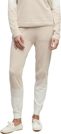 Barefoot Dreams CozyChic Ultra Lite Wavy Colorblock Joggers in Stone Multi at Nordstrom, Size X-Small