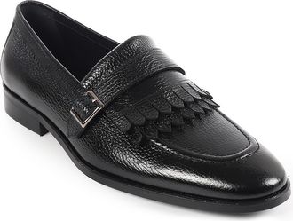 Vella Pais Tortoise Kiltie Fringe Loafer in Black at Nordstrom Rack, Size 12