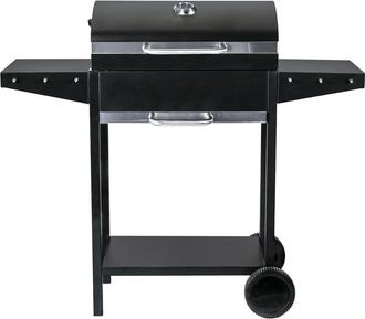 Habitat et Jardin Habitat Et Jardin - Barbacoa De Carb&oacute;n duc - 119 X 50 X 101 Cm - Negro