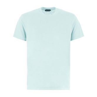 Tom Ford T-Shirts, male, Blue, Size: XL T-Shirt