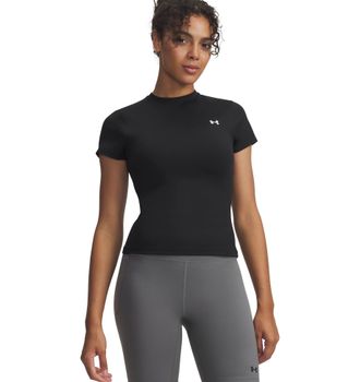 Under Armour Trainingsshirt UNDER ARMOUR MOTION FITTED SS EMEA, Damen, Gr. XXL, schwarz,, wei&szlig;, Obermaterial: 80% Polyester, 20% Elasthan, Shirts Trainingsshirt, k