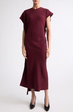 Victoria Beckham Victoria Midi Dress in Cinnabar Red at Nordstrom, Size 12