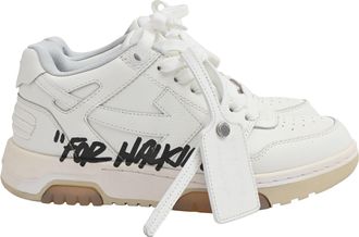 Off-white Out of Office OOO Sneakers in White Leather