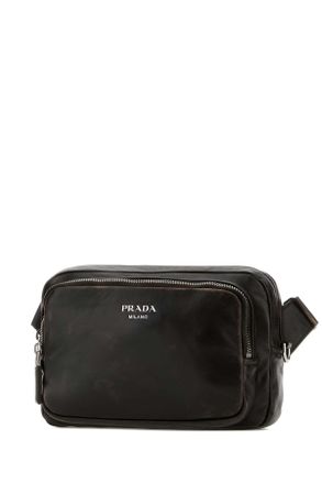 Prada Mens Dark Brown Nappa Leather Crossbody Bag Moro Borse A Tracolla