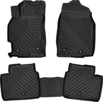 OEM Alfombrillas De Goma 3d Para Mazda 6 Ii Gh (sed&aacute;n, Familiar, Liftback, Hatchback, 2007-2012) - Borde De 5 Cm