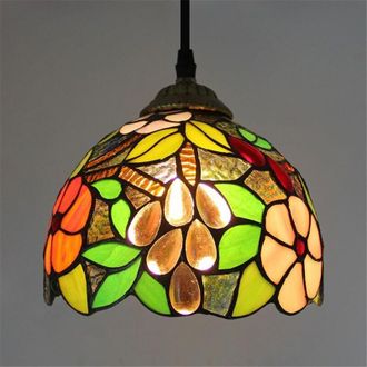 OEM L&aacute;mpara Colgante Led Contempor&aacute;nea De Cristal Coloreado, Estilo Retro Americano, Para Sal&oacute;n, Restaurante, Dormitorio, Hotel, Pasillo, Cafeter&iacute;a, Bar (