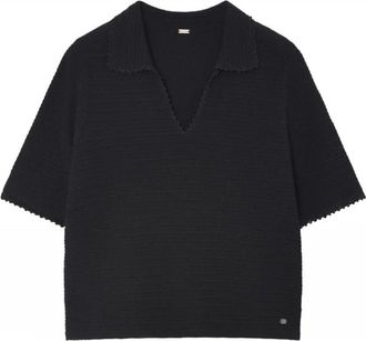 Gustav V-hals gebreid - Dames - V-hals truien - Zwart - XL - Truien & Vesten