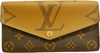 Louis Vuitton Brown Long Wallet (Bi-Fold) (Pre-Owned)