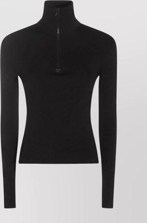 Courrèges high neck long sleeve knitwear top