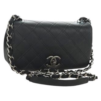 Chanel Pre-owned Schoudertas - Dames - Pre-owned - Zwart - Maat: ONE Size Leer