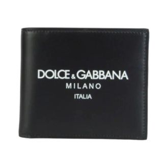 Dolce & Gabbana Cartera de piel con logotipo estampado - Accessories - Hombre - Negro - ONE SIZE