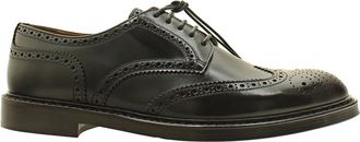 Doucal's Brogue Veterschoenen - Heren - Veterschoenen - Bruin - 40 EU - Leer - Schoenen